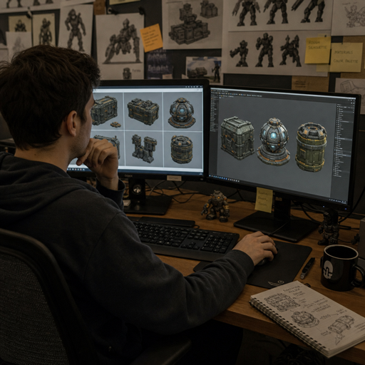 AI-Powered 3D Asset Modeling for Creators