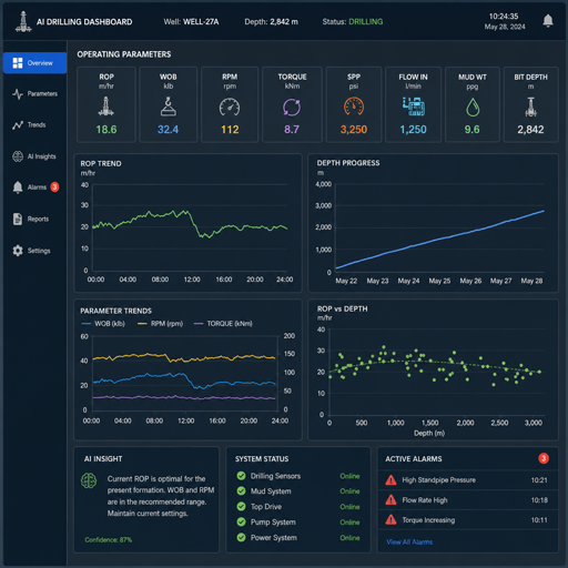 AI helps identify drilling regimes with a projected potential increase in drilling speed of up to 68