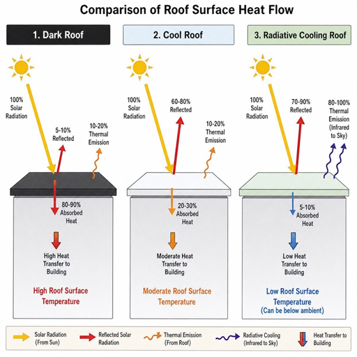 Passive Radiative Cooling Materials